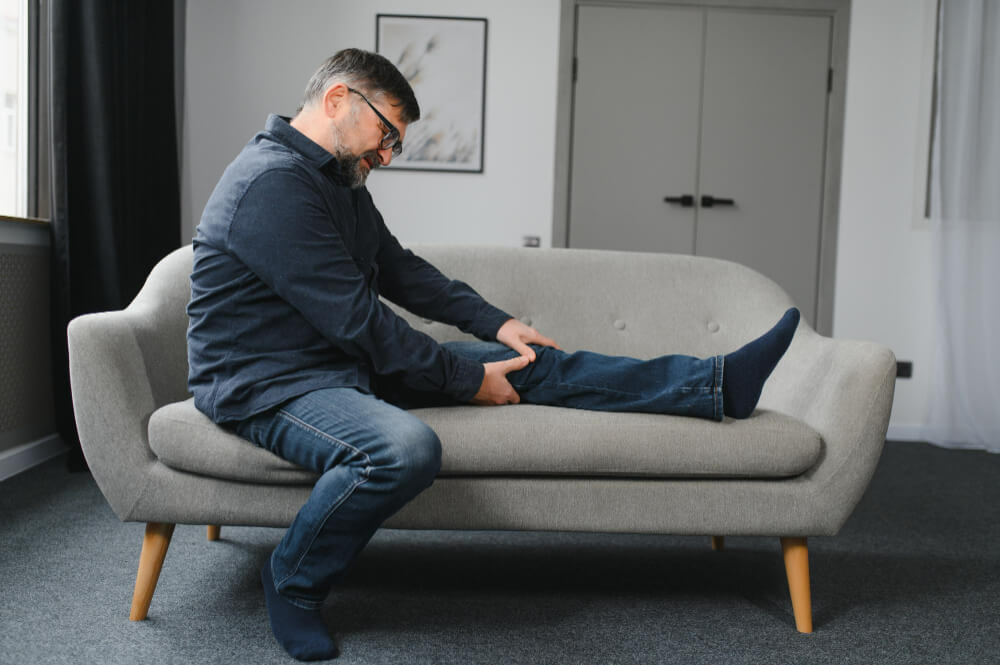 Leg swelling caused by kidney problem