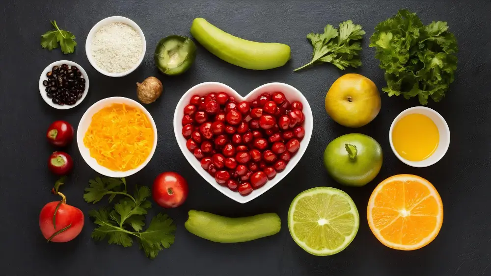 Summer heart healthy diet chart with cooling foods for heart patients