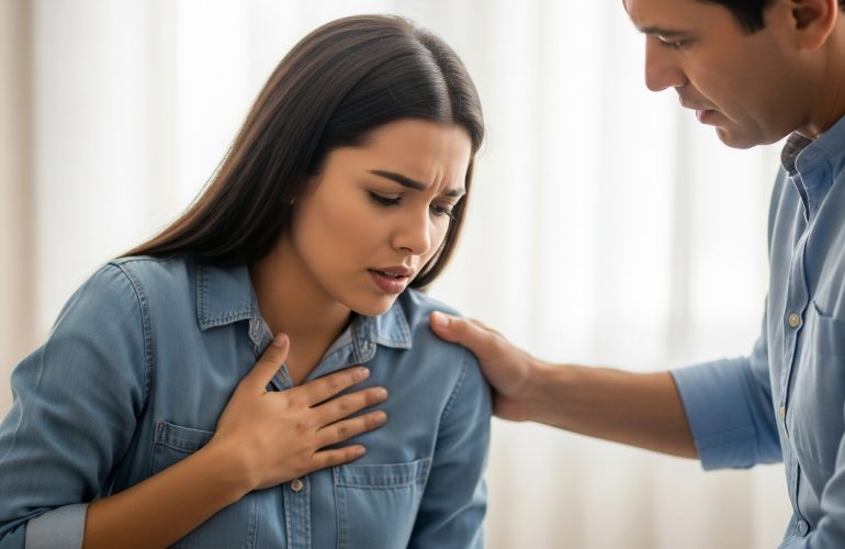 What Causes Chest Pain in a Woman